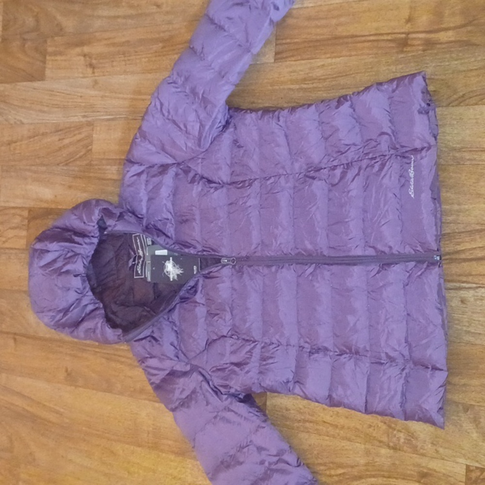 New with tags! Women's Eddie Bauer purple coat size large